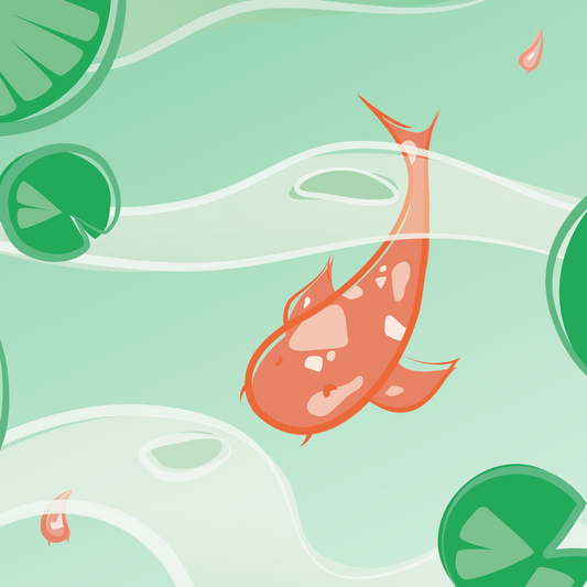 September's Free Wallpaper - Koi Pond