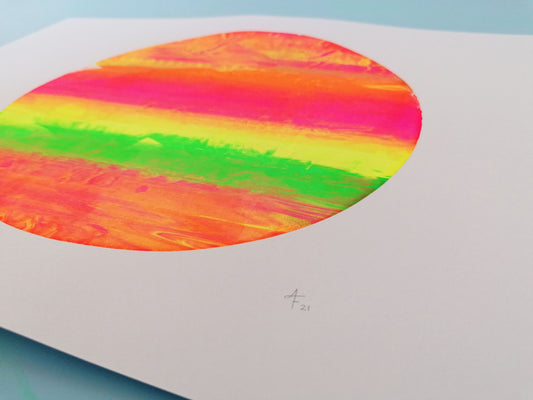 Planet, Screenprint A3