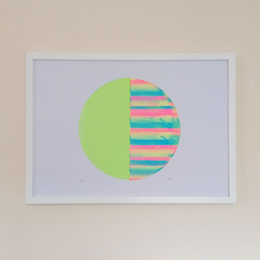 Sherbet Lime, Screenprint A3