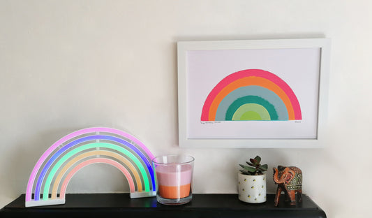 Rainbow, Screenprint A4