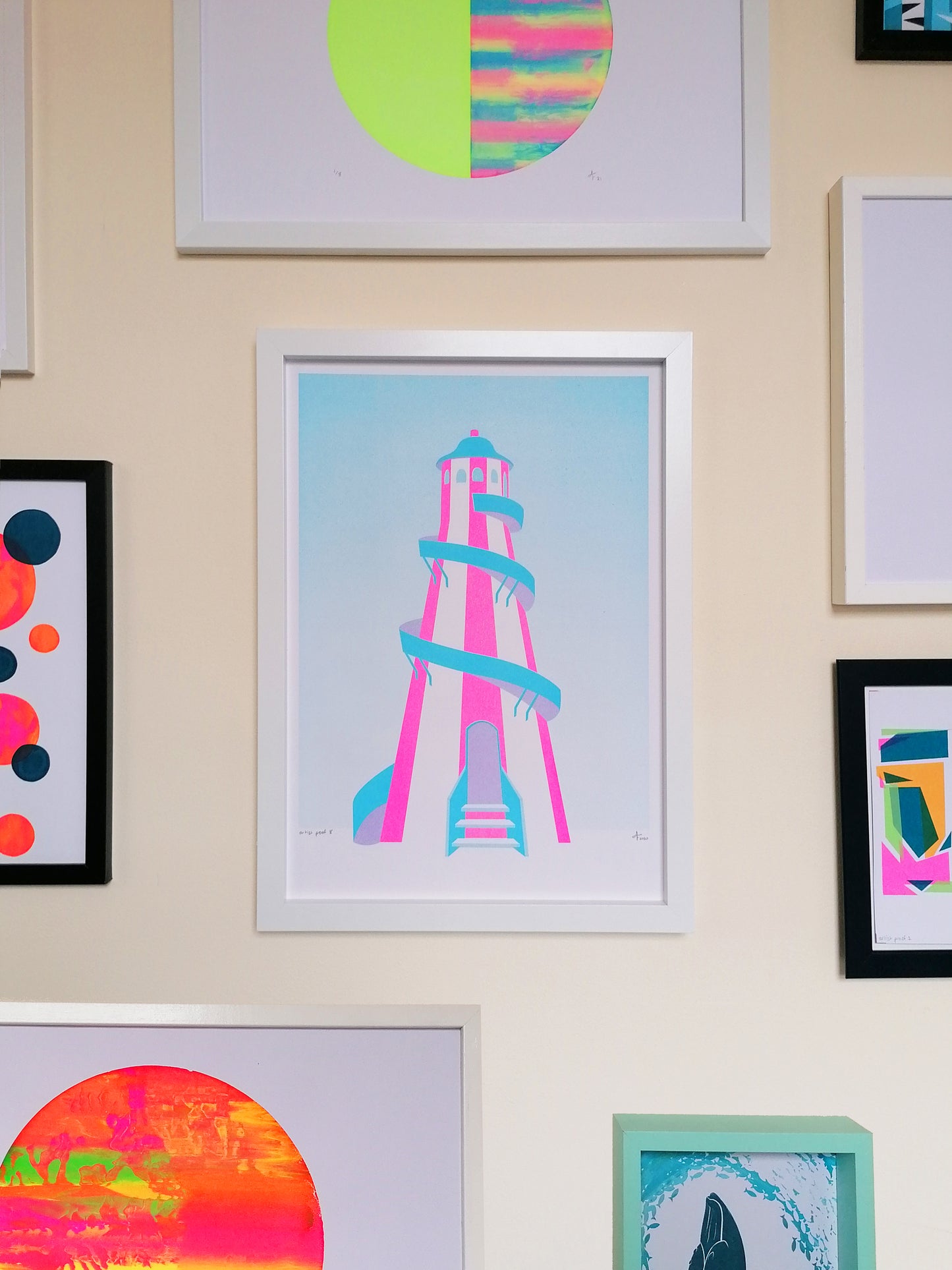 Helter-Skelter, Risograph Print A3