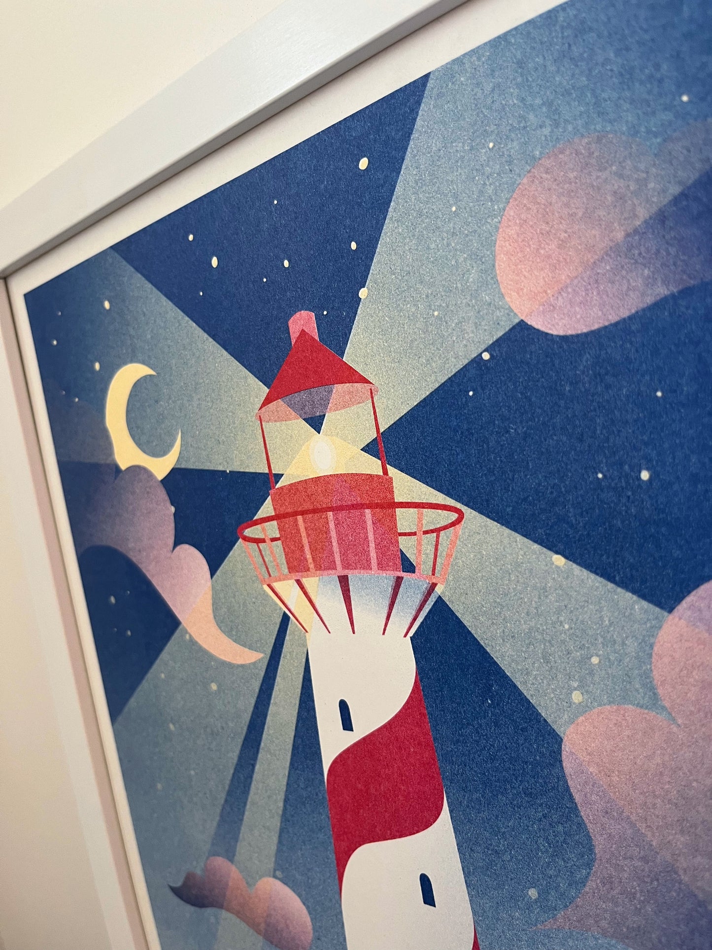 Lighthouse, A3 Risograph Print