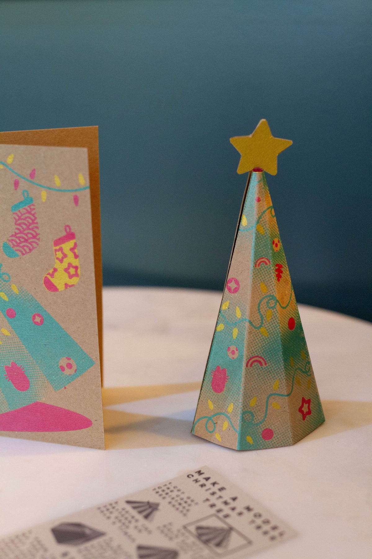 Seconds Christmas Tree Card, Screenprint A6