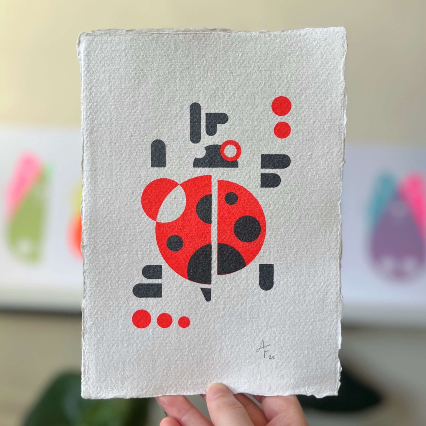 Ladybird, Screenprint A5