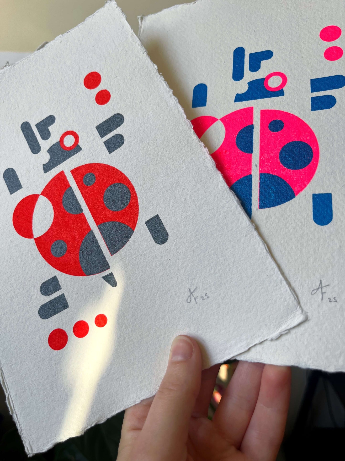 Ladybird, Screenprint A5