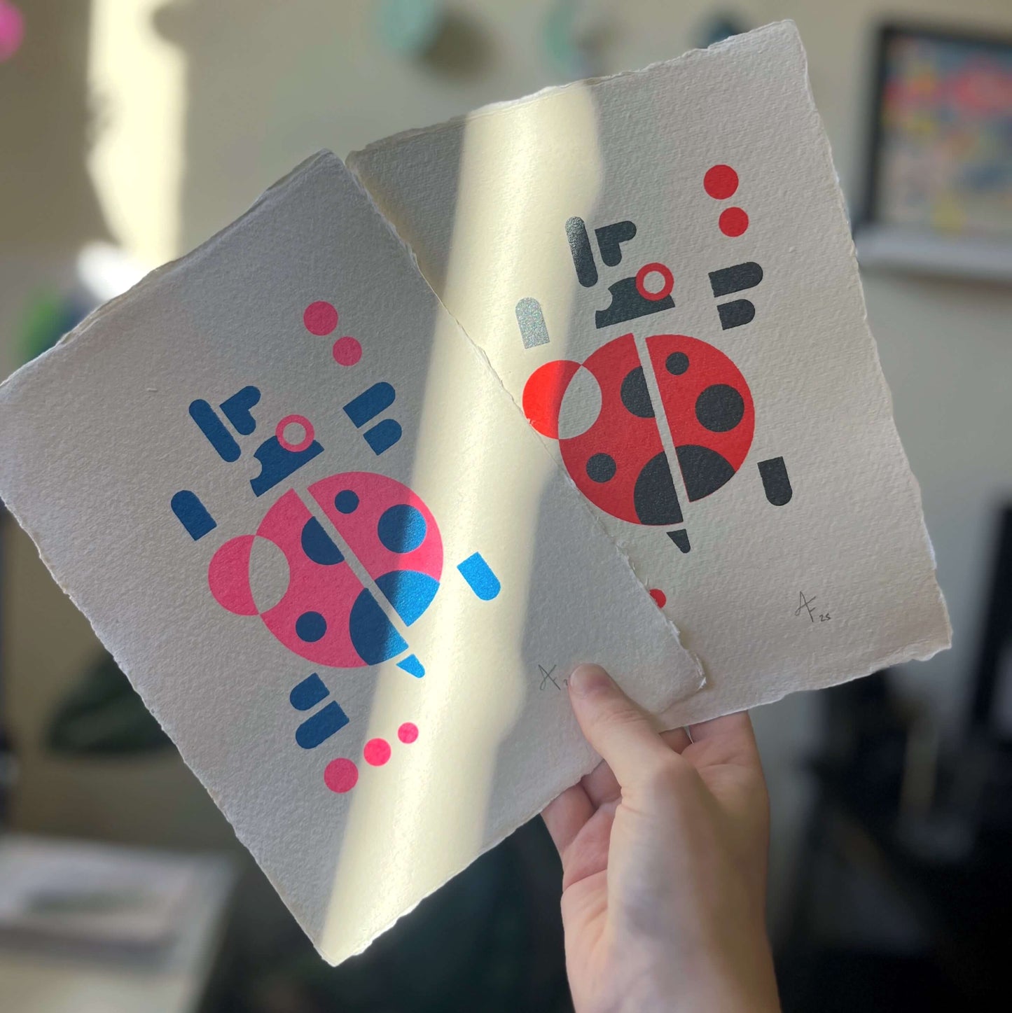 Ladybird, Screenprint A5