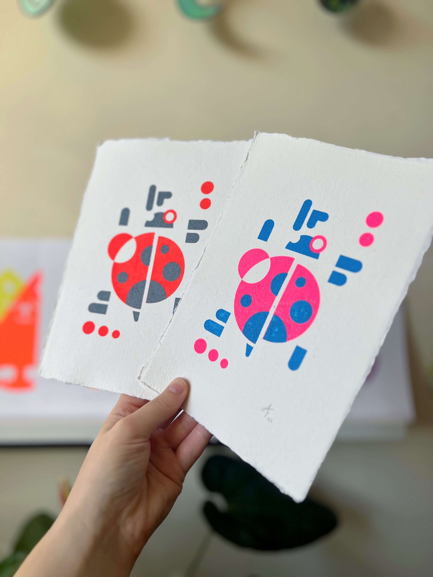 Ladybird, Screenprint A5