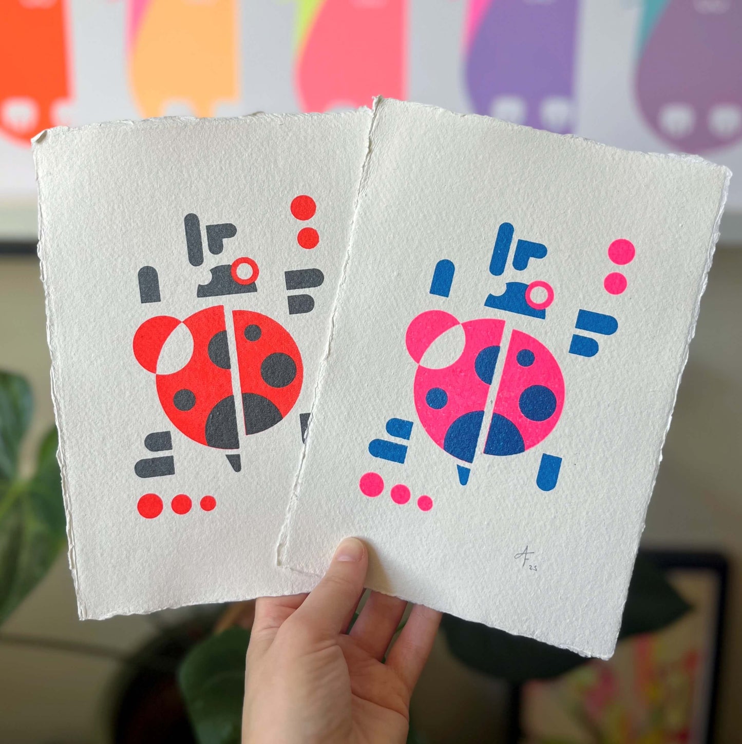 Ladybird, Screenprint A5