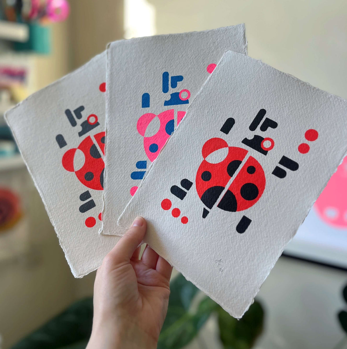 Seconds Ladybird, Screenprint A5
