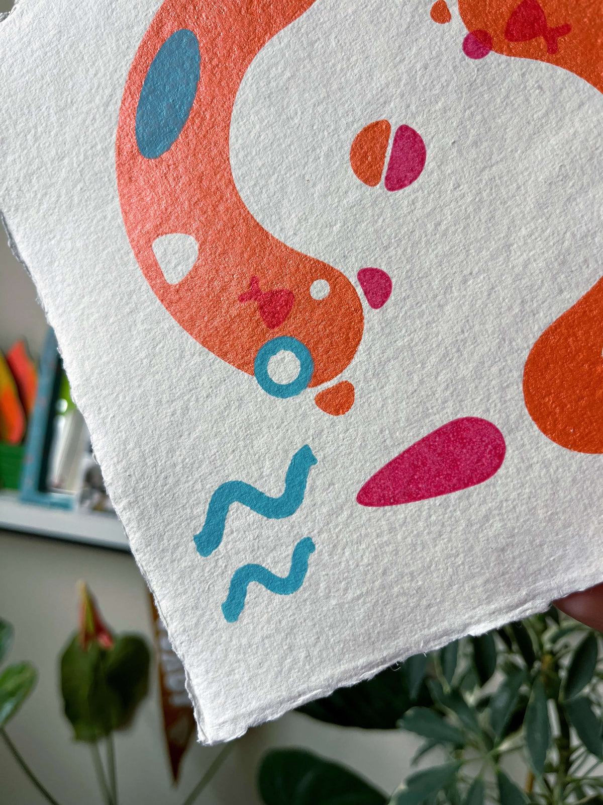 Seconds Otters, Screenprint 20 x 20cm