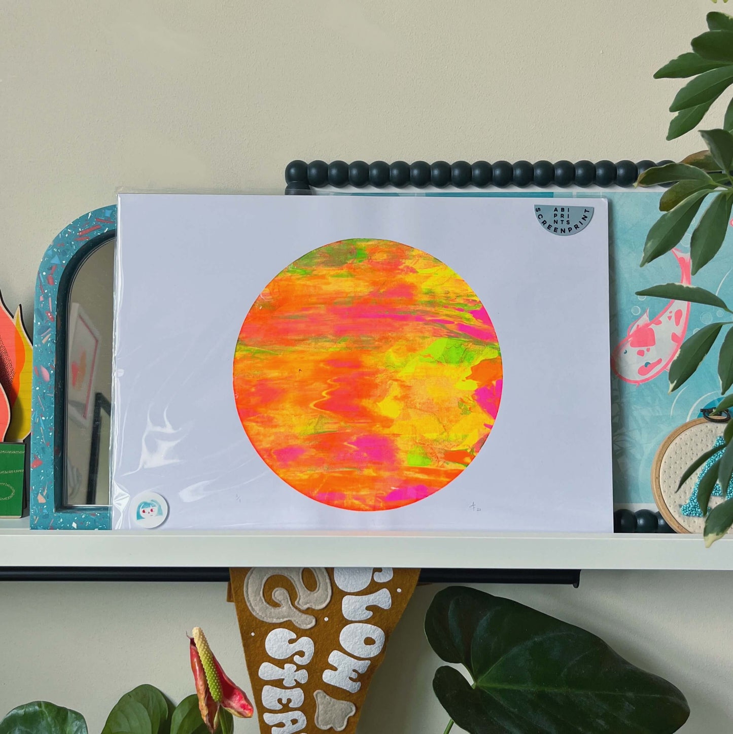 Planet, Screenprint A3