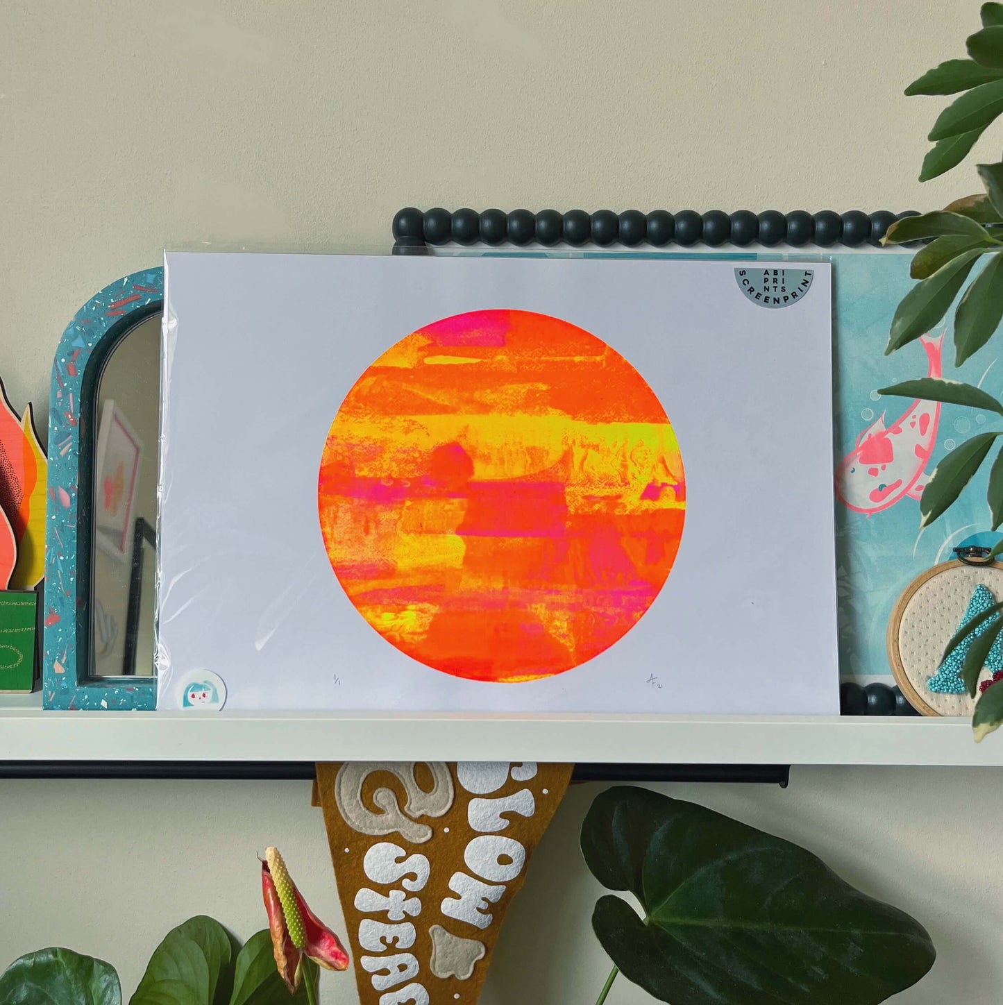 Planet, Screenprint A3