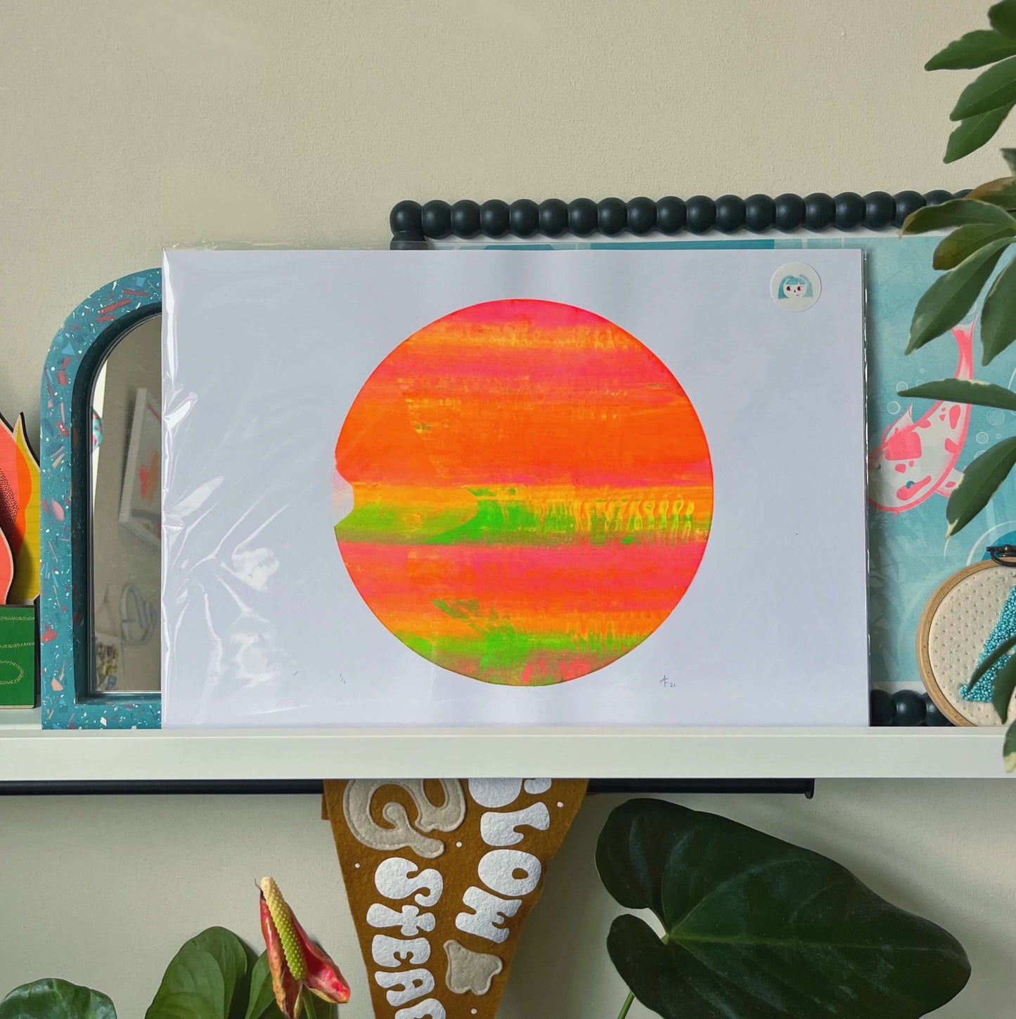 Planet, Screenprint A3