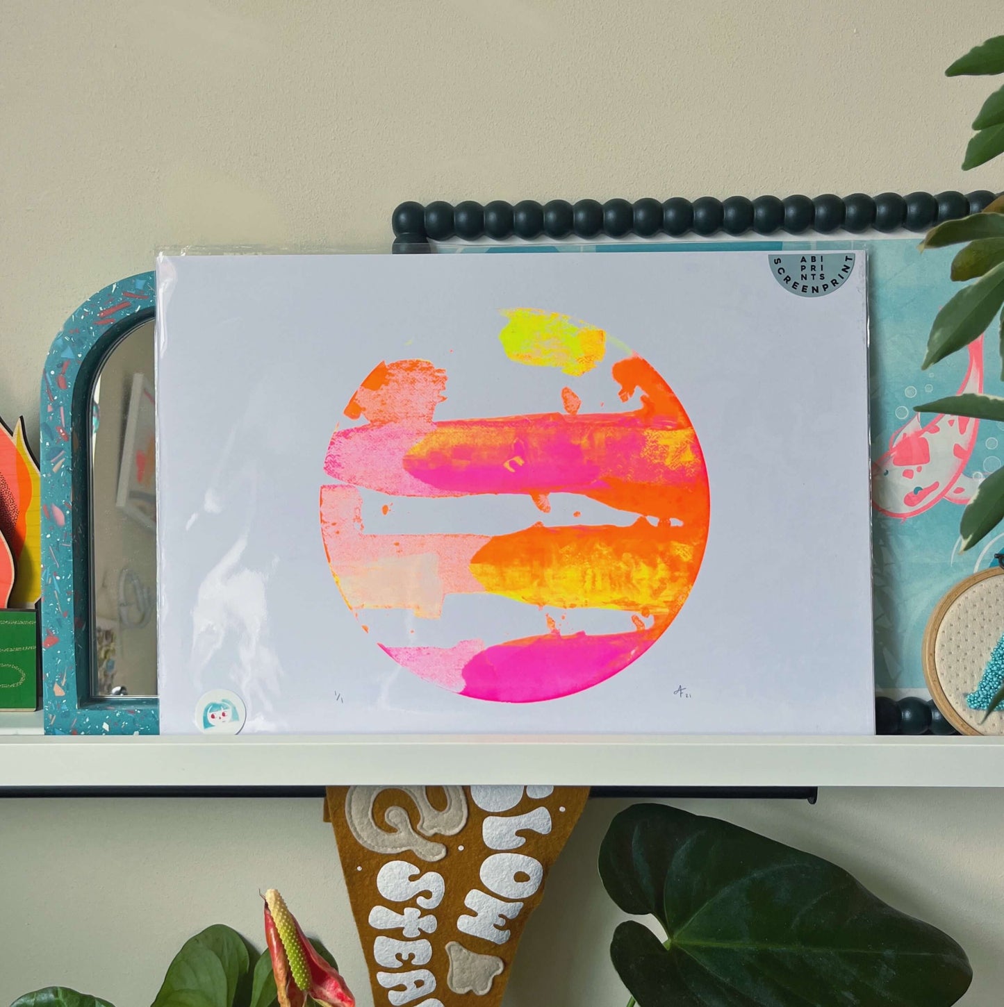 Planet, Screenprint A3