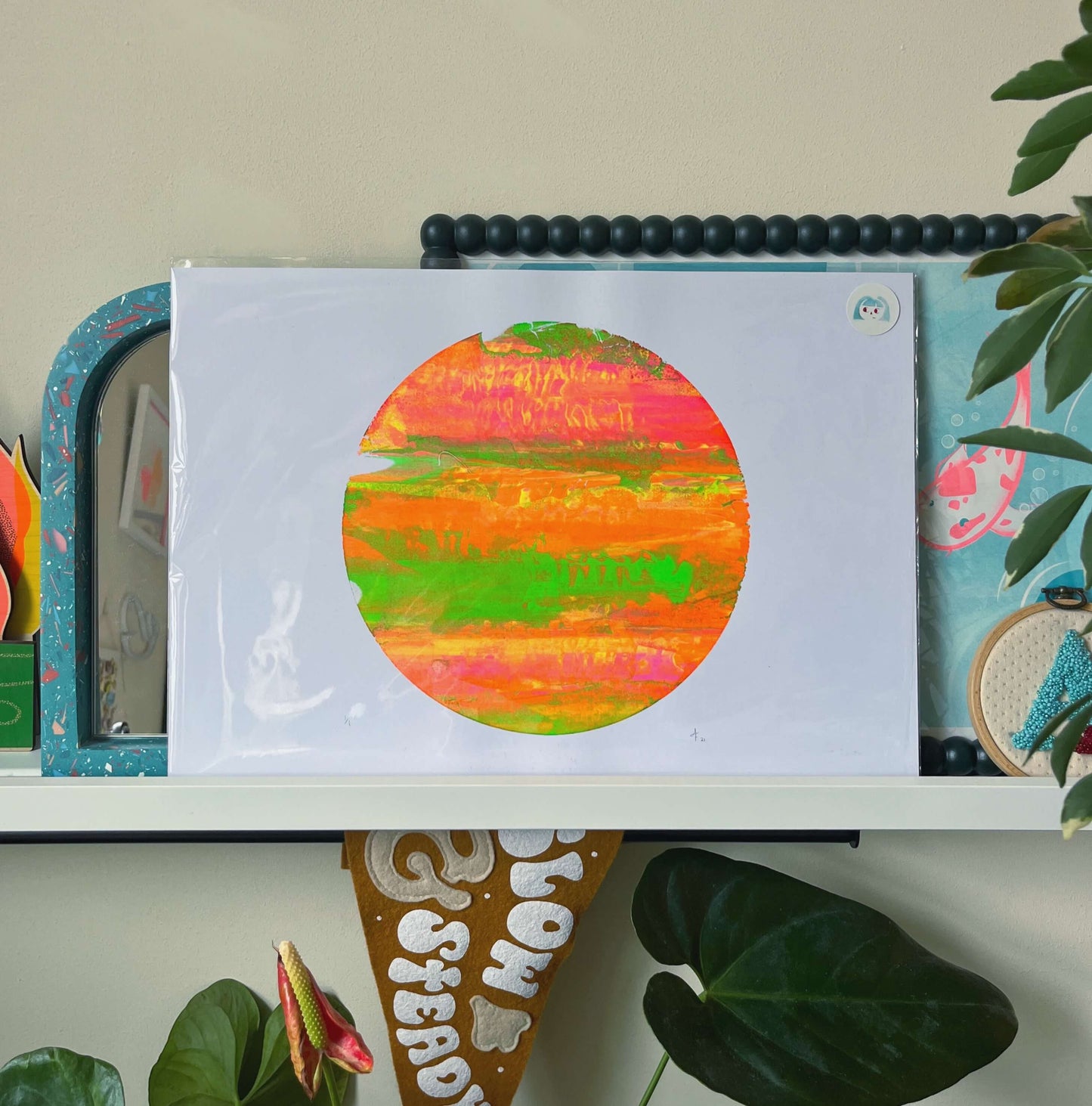 Planet, Screenprint A3