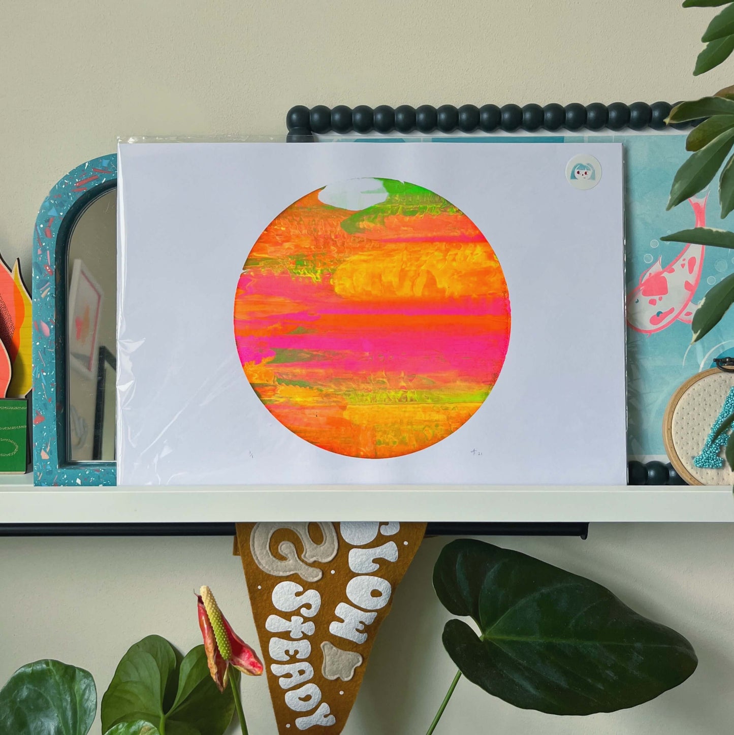 Planet, Screenprint A3