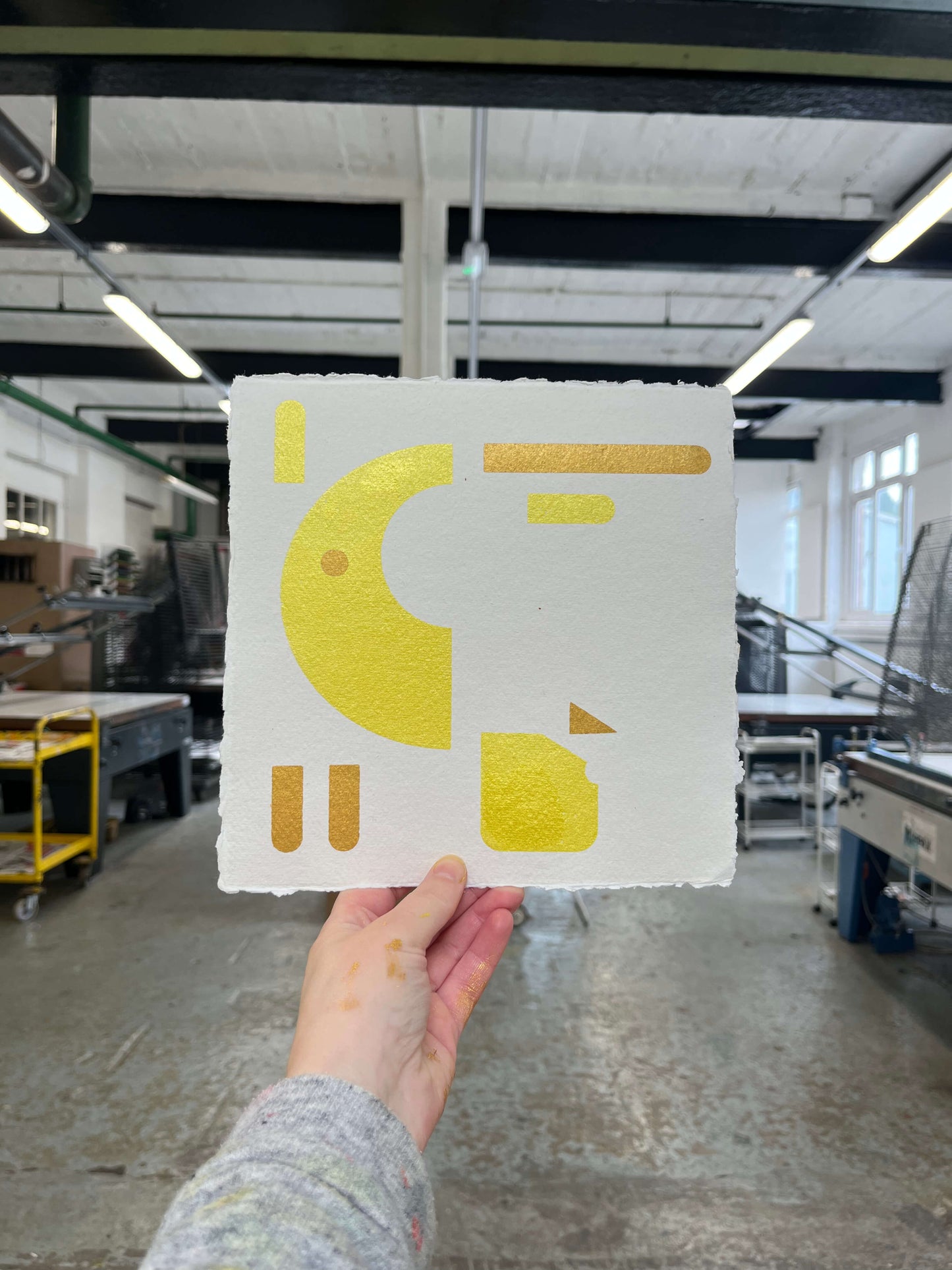 Leopard, Screenprint 20 x 20cm