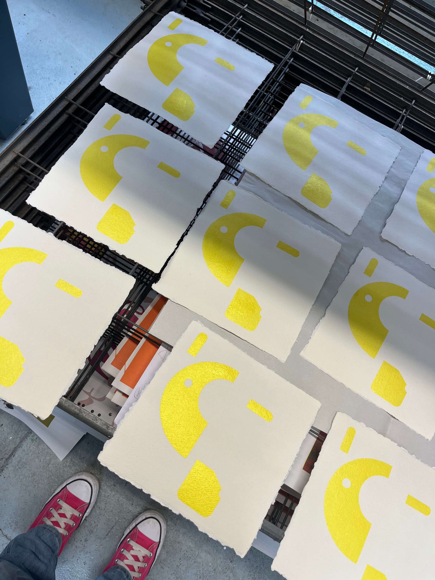 Leopard, Screenprint 20 x 20cm