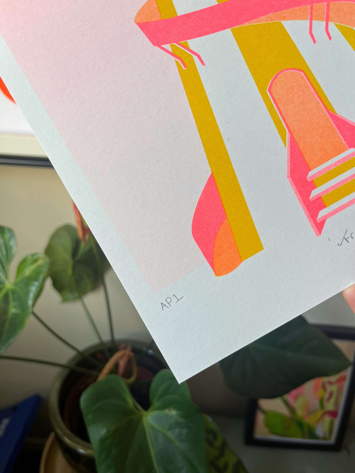 Seconds Helter-Skelter, Fruity, Risograph Print A4