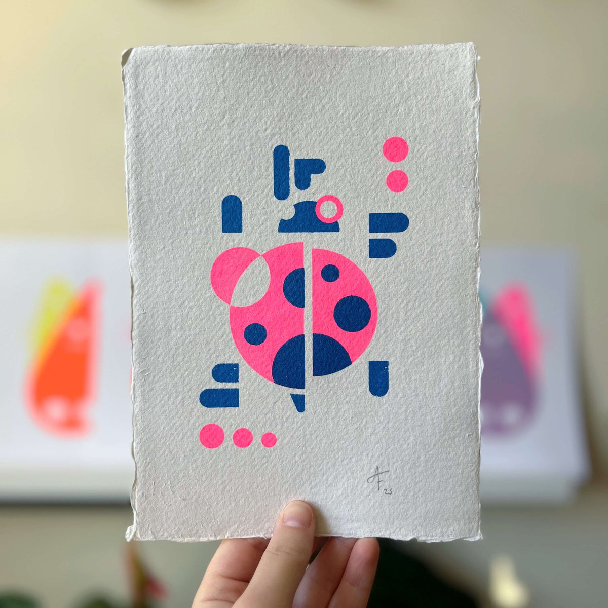 Seconds Ladybird, Screenprint A5