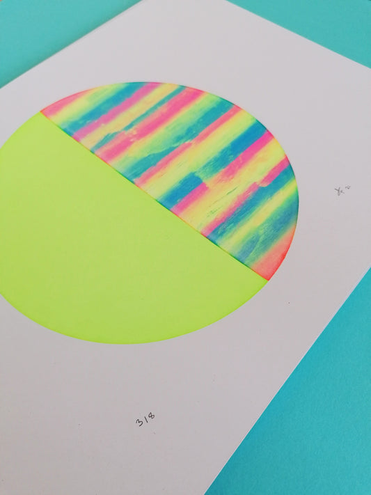 Sherbet Lime, Screenprint A3